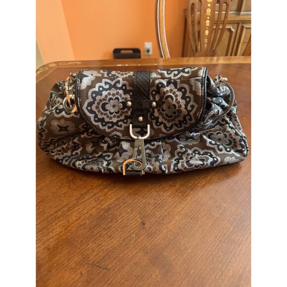 Rafe New York RARE VINTAGE Black Rajasthan Hobo Resort Collection - Picture 3 of 16